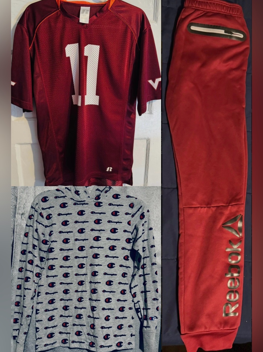 BIG BOYS (14/16) VIRGINIA TECH GAME-DAY OUTFIT